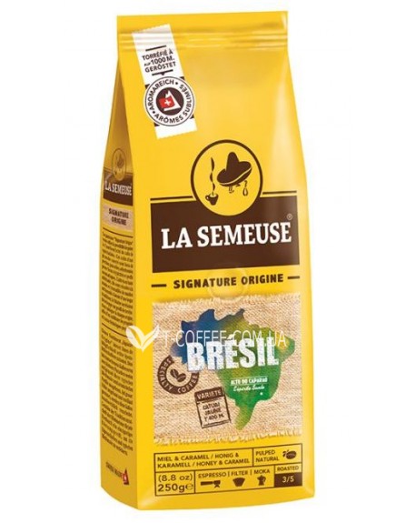 Кава LA SEMEUSE Brezil зернова 250 г