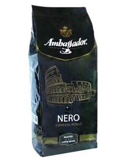 Кава AMBASSADOR Nero зернова 1 кг Німеччина (4051146000962)