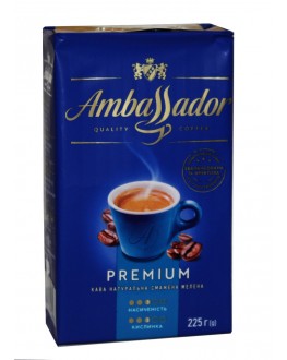 Кава AMBASSADOR Premium мелена 225 г (8720254065205)