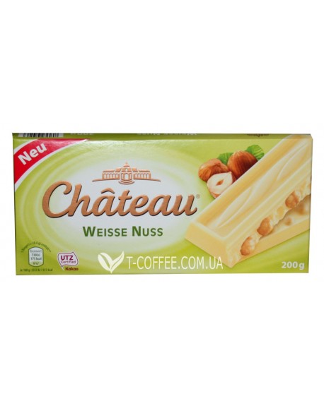 Шоколад CHATEAU Weisse Nuss Білий Лісовий Горіх 200 г (29090426)