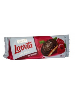 Печиво ROSHEN Lovita Raspberry Малина 135 г (4823077634246)