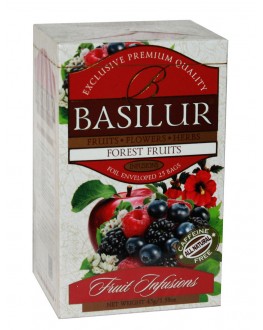 Чай BASILUR Forest Fruits Лісові Фрукти - Фруктові Коктейлі 25 х 1,8 г (4792252933293)