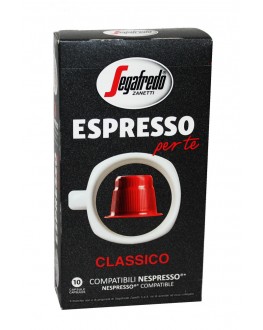 Кава SEGAFREDO Nespresso Espresso Per Te Classico в капсулах 10 х 5,1 г (8003410247104)