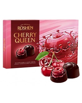 Цукерки ROSHEN Cherry Queen 145 г в коробці