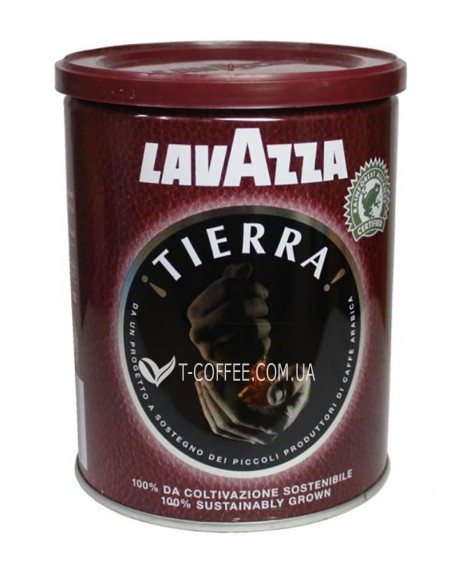 Кава LAVAZZA Tierra мелена 250 г ж/б