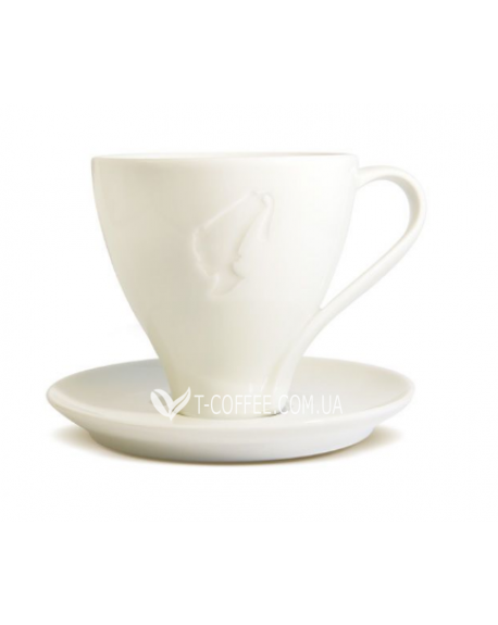 Чашка з блюдцем JULIUS MEINL Меланж порцелянова 120 мл