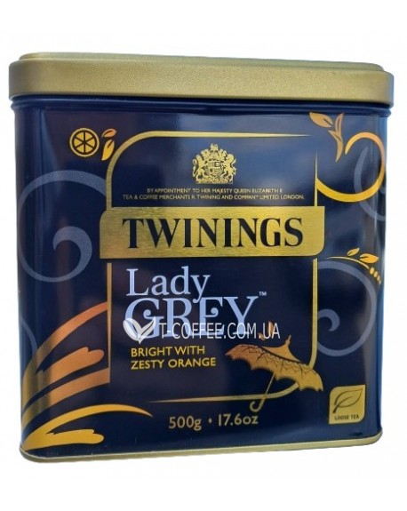 Чай TWININGS Lady Grey Леді Грей 500 г ж/б (070177183028)