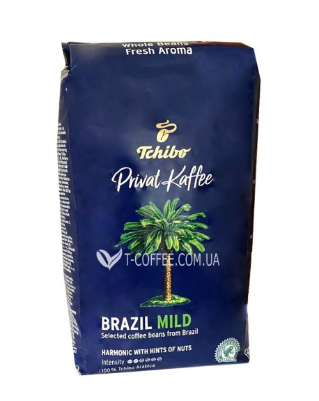 Кава TCHIBO Privat Kaffee Brazil Mild зернова 500 г (4046234724950)
