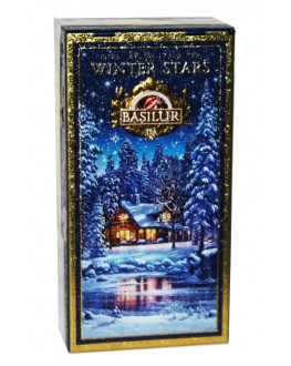 Чай BASILUR Winter Stars Зимові Зірки - Моменти 75 г ж/б (4792252938809)