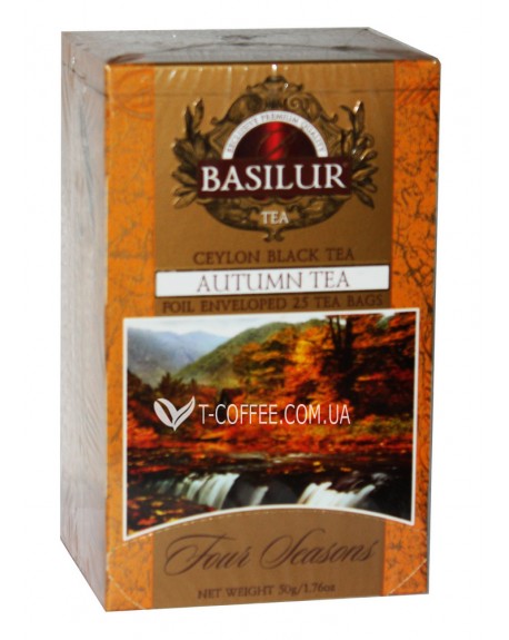 Чай BASILUR Autumn Tea Осінній - Пори Року 25 х 2 г (4792252915756)