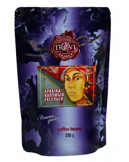 Кава TREVI Арабіка Колумбія Ексельсо зернова 250 г (4820140050859)