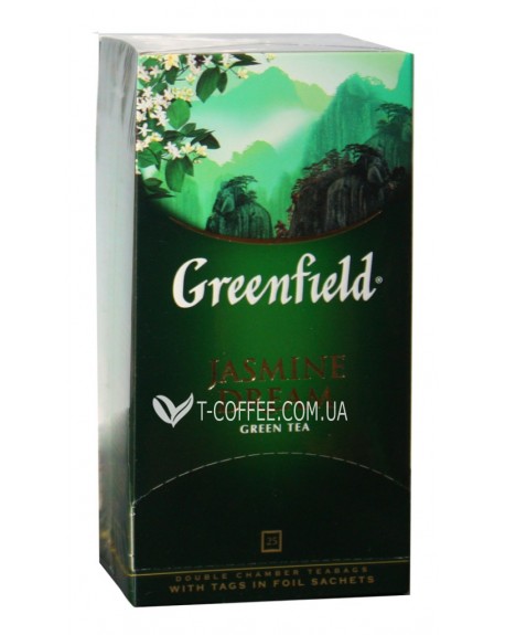 Чай GREENFIELD Jasmine Dream Зелений Жасмин 25 х 2 г (4823096801162)