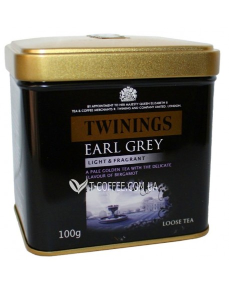 Чай TWININGS Earl Grey Ерл Грей 100 г ж/б