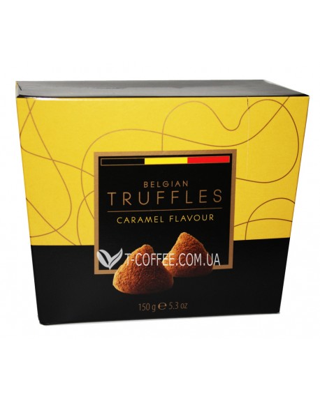 Цукерки BELGIAN TRUFFLES Caramel Flavour Карамель 150 г в коробці (5420066370001)