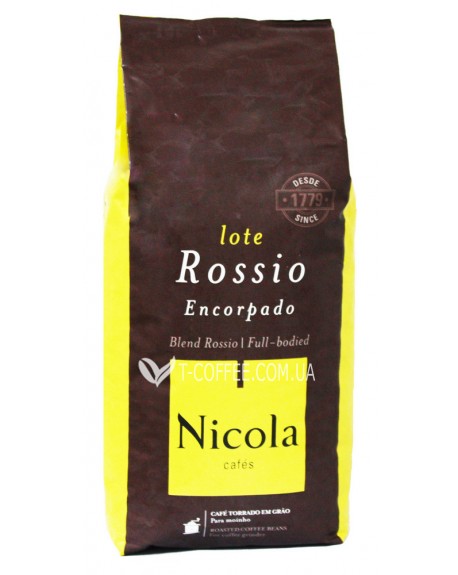 Кава NICOLA Rossio Encorpado зернова 1 кг (5601132106018)