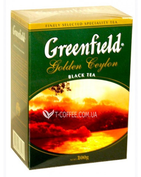 Чай GREENFIELD Golden Ceylon Цейлон 200 г к/п (4823096801070)