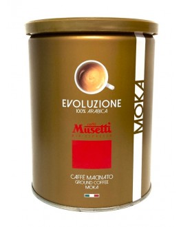 Кава MUSETTI Evоluzione 100% Arabica мелена 250 г ж/б (8004769240105)