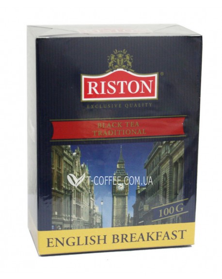 Чай RISTON English Breakfast Англійський Сніданок 100 г к/п (4792156003764)