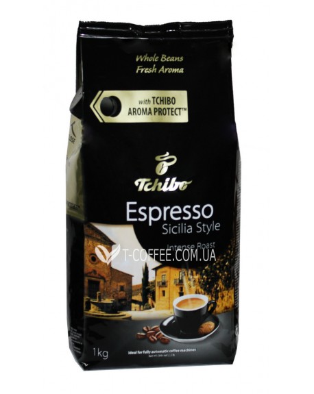 Кава TCHIBO Espresso Sicilia Style зернова 1 кг (4061445008293)