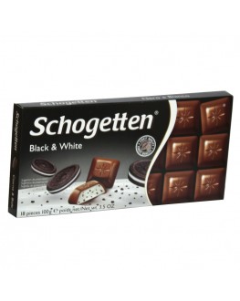 Шоколад SCHOGETTEN Black & White Чорний & Білий 100 г (4000415039707)