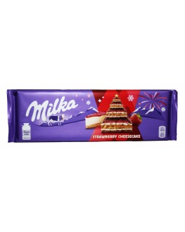 Шоколад MILKA Strawberry Cheesecake Полуничний Чізкейк 300 г (7622210679376)