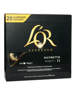 Кава L'OR Nespresso Espresso Ristretto в капсулах 20 х 5,2 г (8711000360835)