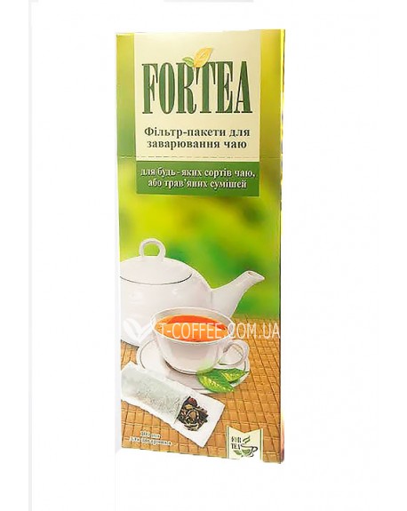 Фільтр-пакет для чаю 100 х 2000 мл FORTEA (Дніпро) к/п
