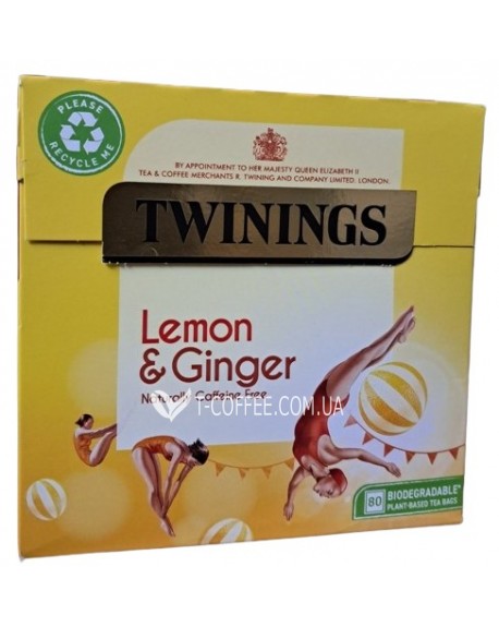 Чай TWININGS Lemo & Ginger Лимон та Імбир 80 х 1,5 г (070177270322)