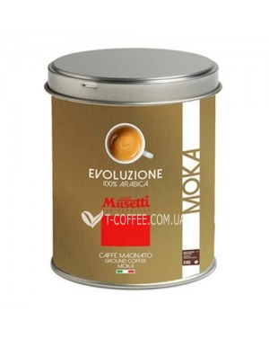 Кава MUSETTI Evоluzione 100% Arabica мелена 250 г ж/б - фото