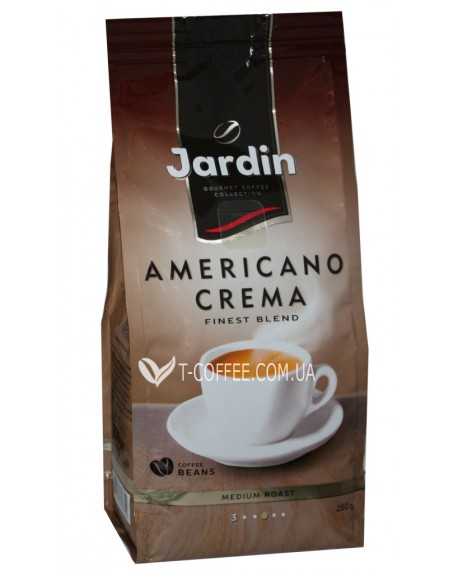 Кава JARDIN Gourmet Americano Crema зернова 250 г (4823096803852)