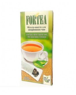 Фільтр-пакет для чаю 100 х 300 мл FORTEA (Дніпро) к/п