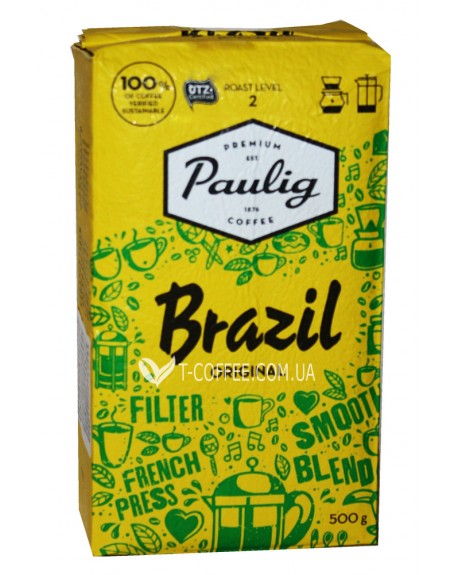 Кава PAULIG Brazil Original мелена 500 г (6411300000616)