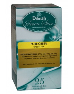 Чай DILMAH Seven Star Pure Green Зелений 25 x 1,5 г