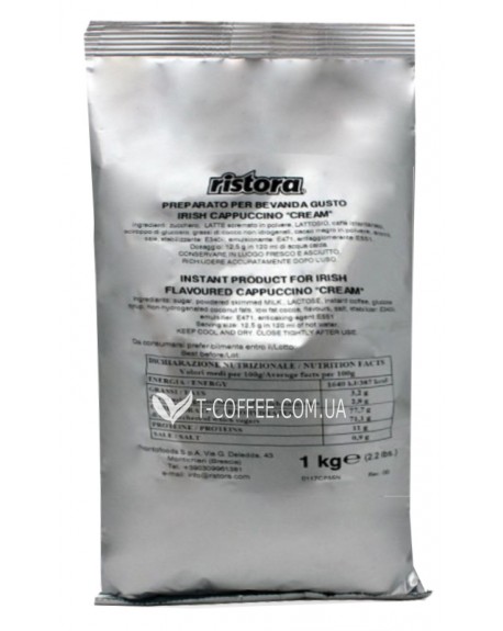 Капучино RISTORA Irish Cream Ірландський Віскі 1 кг (8004990146627)