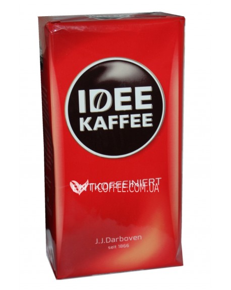 Кава JJ DARBOVEN Idee Kaffee Entkoffeiniert без кофеїну мелена 500 г (4006581000800)