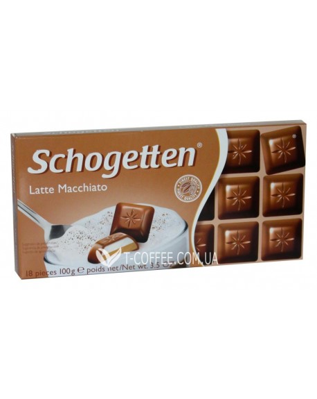 Шоколад SCHOGETTEN Latte Macchiato Молочний Лате Макіято 100 г (4000415028305)