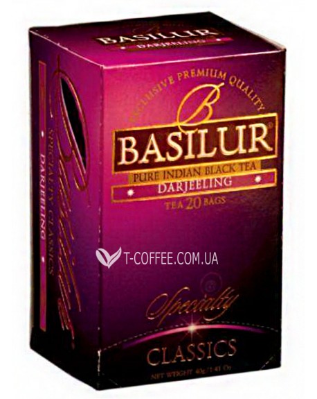 Чай BASILUR Darjeeling Дарджилінг - Обрана Класика 20 х 2 г (4792252000506)
