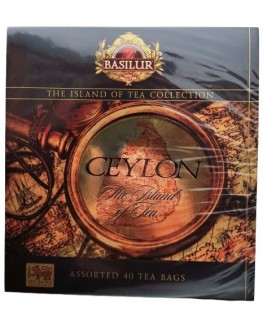 Чай BASILUR Assorted Ceylon Island Асорті - Чайний Острів 40 х 1,5 г (4792252937611)