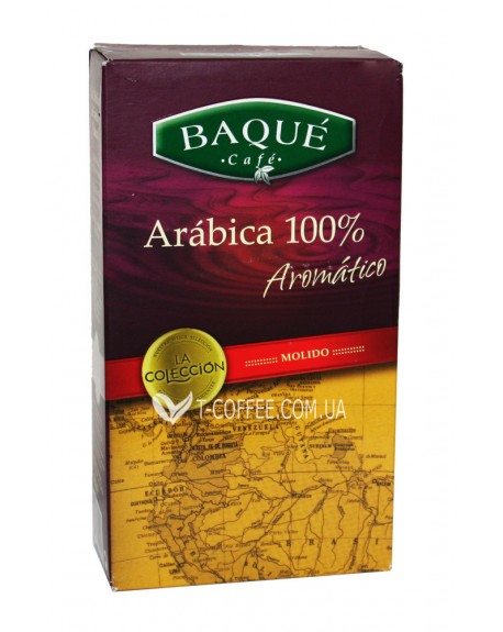 Кава CAFE BAQUE Arabica 100% Aromatico мелена 250 г (8410684954100)