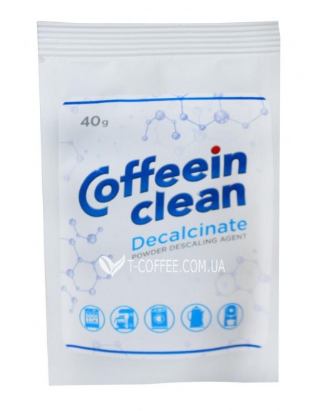 Засіб COFFEEIN CLEAN Decalcinate для видалення накипу 40 г (4820223720027)