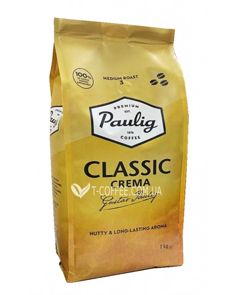 Кава PAULIG Classic Crema зернова 1 кг (6411300172467)