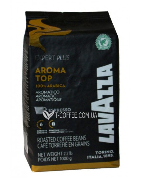 Кава LAVAZZA Expert Plus Aroma Top 100% Arabica зернова 1 кг (8000070029620)