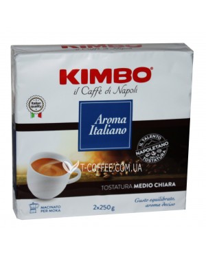Кава KIMBO Aroma Italiano мелена 250 г (8002200501112) - фото