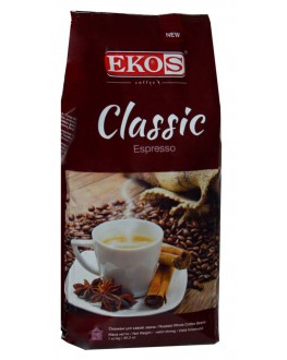 Кава EKOS Classic Espresso зернова 1 кг (5609374249081)