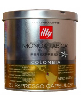 Кава ILLY IperEspresso Monoarabica Colombia в капсулах 21 х 6,7 г (8003753974811)