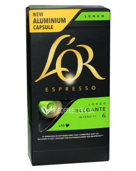 Кава L'OR Nespresso Espresso Elegante Lungo в капсулах 10 х 5,2 г (8711000360026)