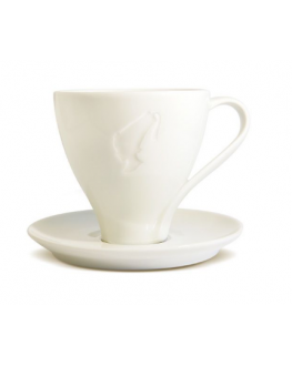Чашка з блюдцем JULIUS MEINL Джамбо порцелянова 250 мл