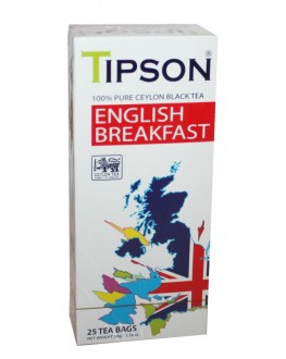 Чай TIPSON English Breakfast Англійський Сніданок 25 х 2 г (4792252002401)
