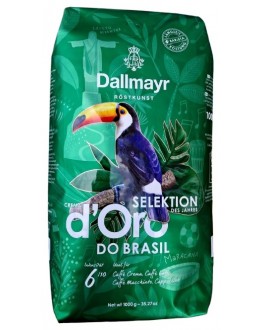 Кава DALLMAYR Crema d'Oro Selektion Des Jahres Do Brasil зернова 1 кг (4008167035503)