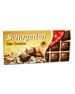 Шоколад SCHOGETTEN Oat Cookies Молочний Вівсяне Печиво 100 г (4000415007706)